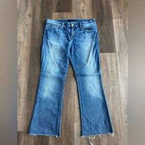 Joe’s Jeans.  Fit: Provocateur. Women’s size 30. Raw hem.  Good used condition.
